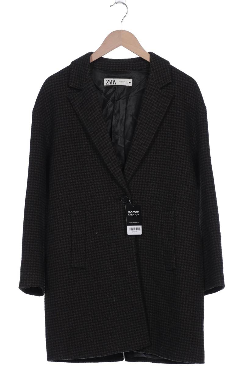 Zara Damen Mantel, schwarz, Gr. 34 von ZARA
