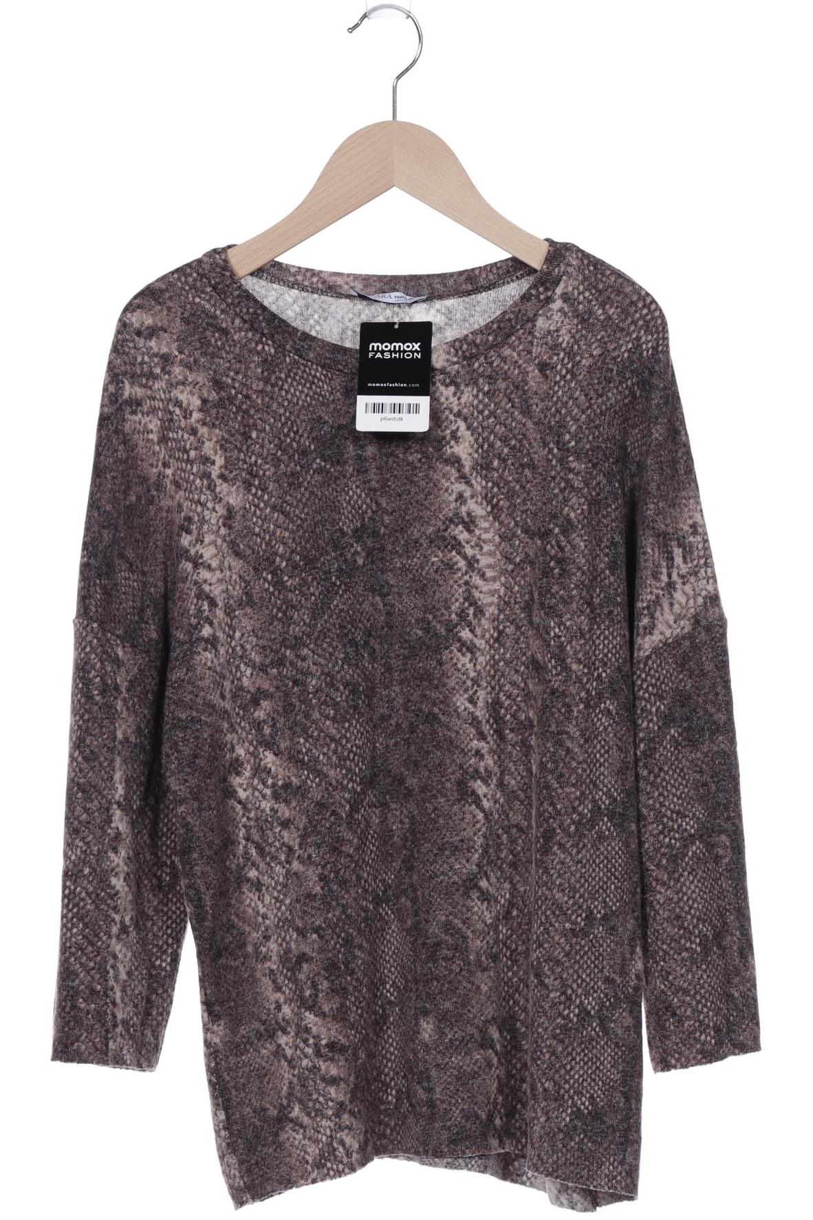 Zara Damen Pullover, braun, Gr. 36 von ZARA