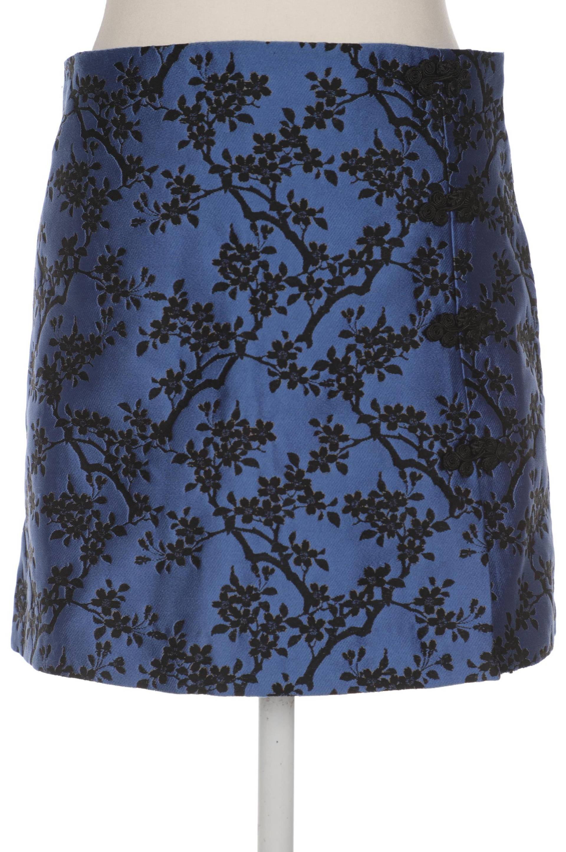 ZARA Damen Rock, blau von ZARA