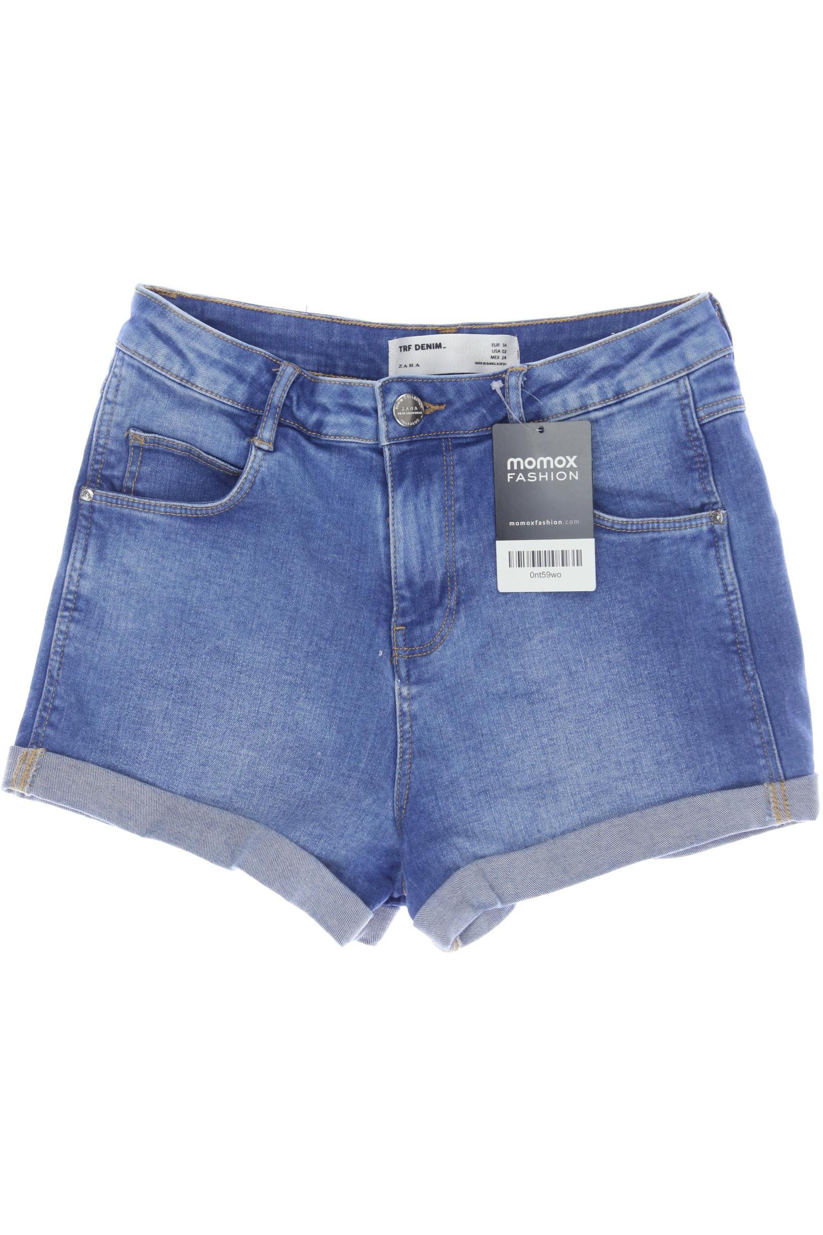 ZARA Damen Shorts, blau von ZARA