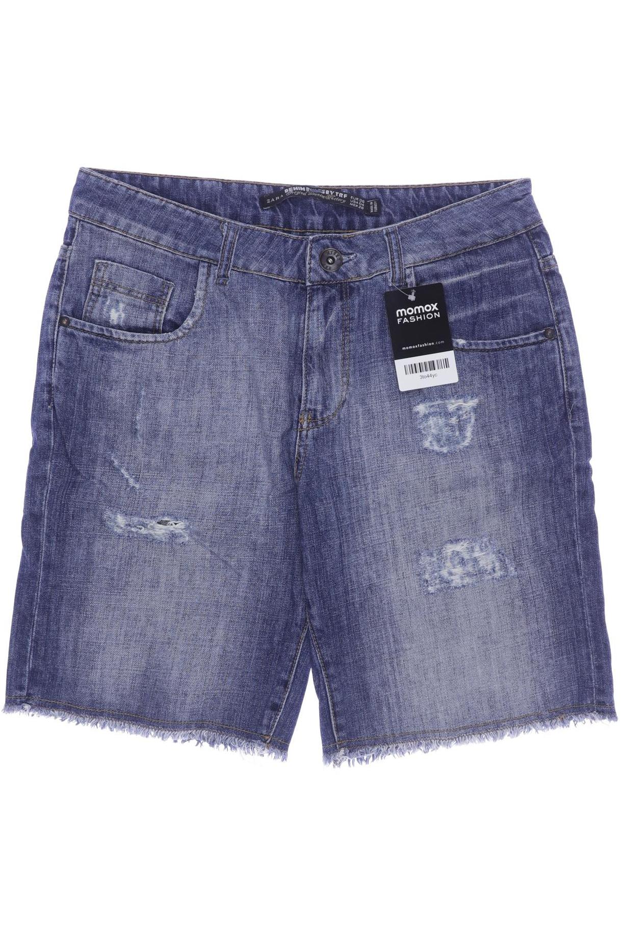 ZARA Damen Shorts, blau von ZARA