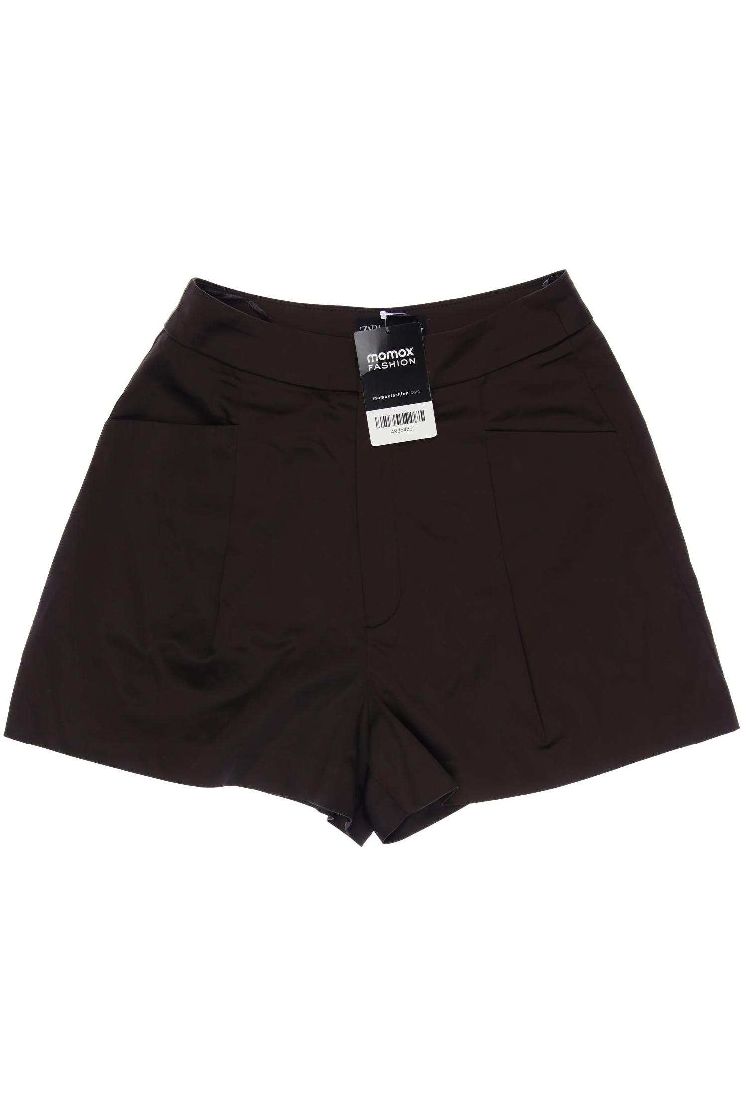 Zara Damen Shorts, braun, Gr. 34 von ZARA