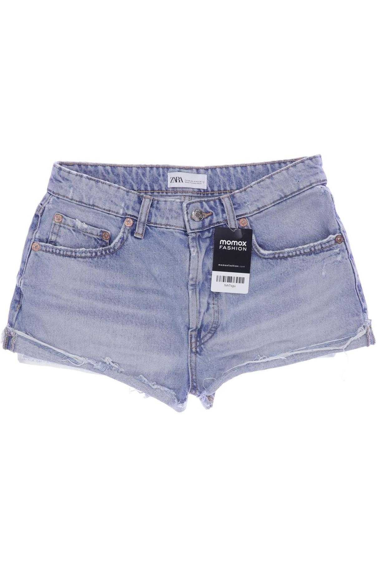 ZARA Damen Shorts, hellblau von ZARA