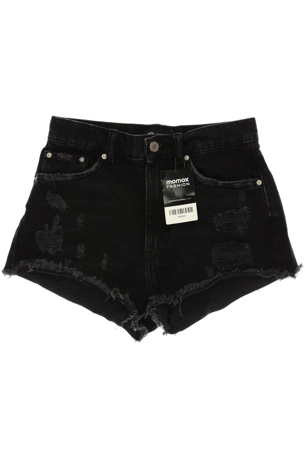 ZARA Damen Shorts, schwarz von ZARA