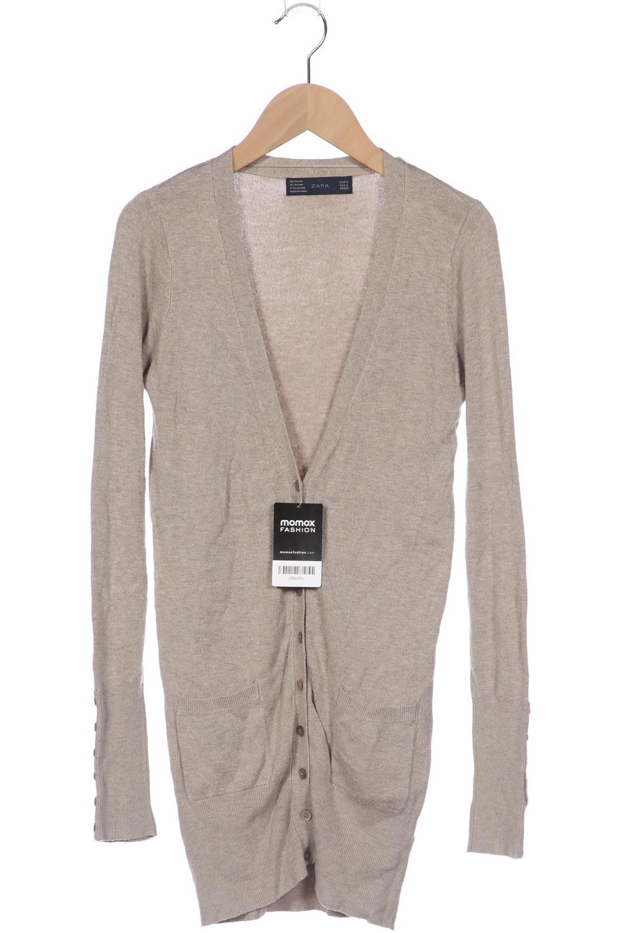 ZARA Damen Strickjacke, beige von ZARA