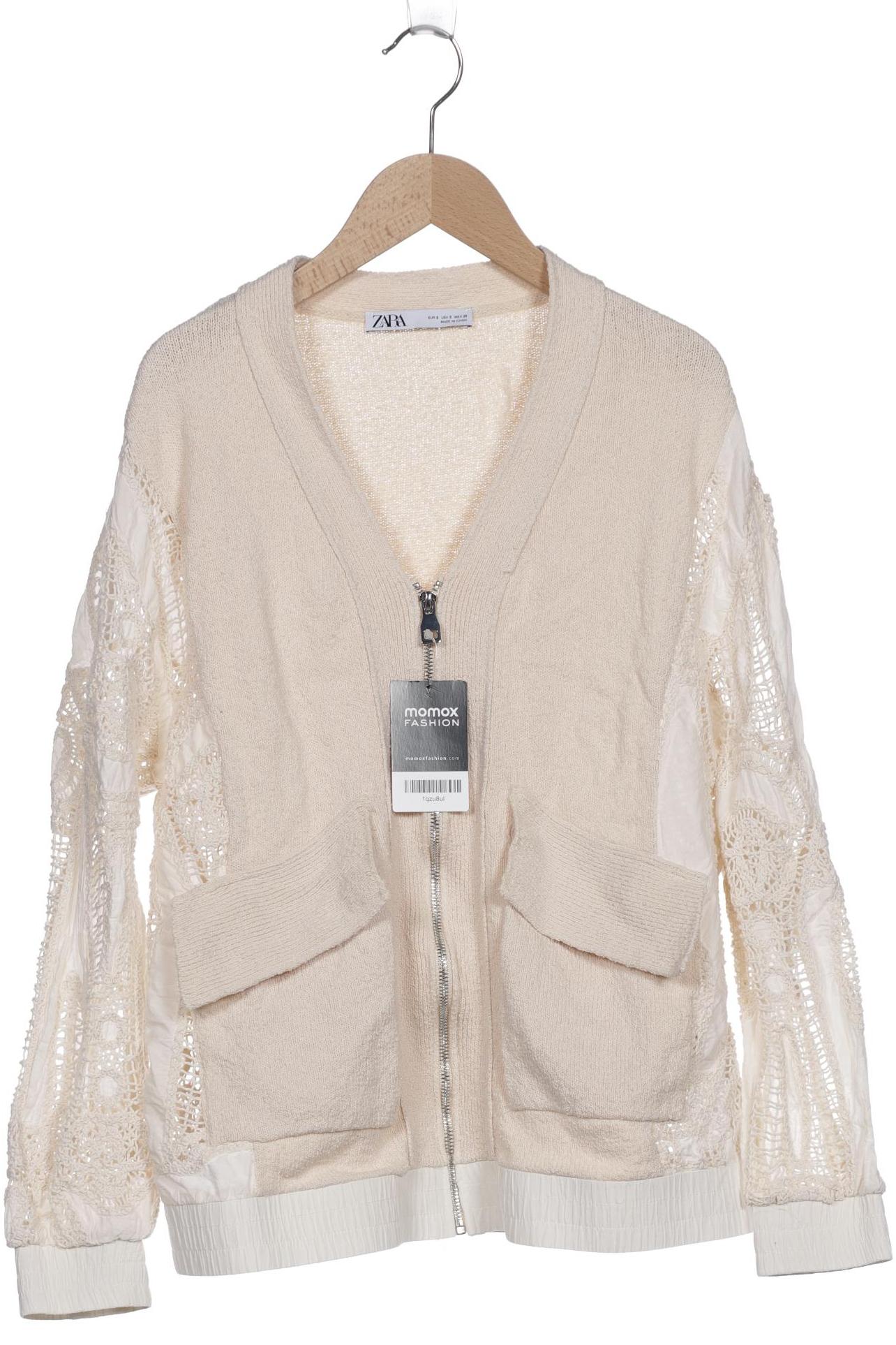 ZARA Damen Strickjacke, beige von ZARA