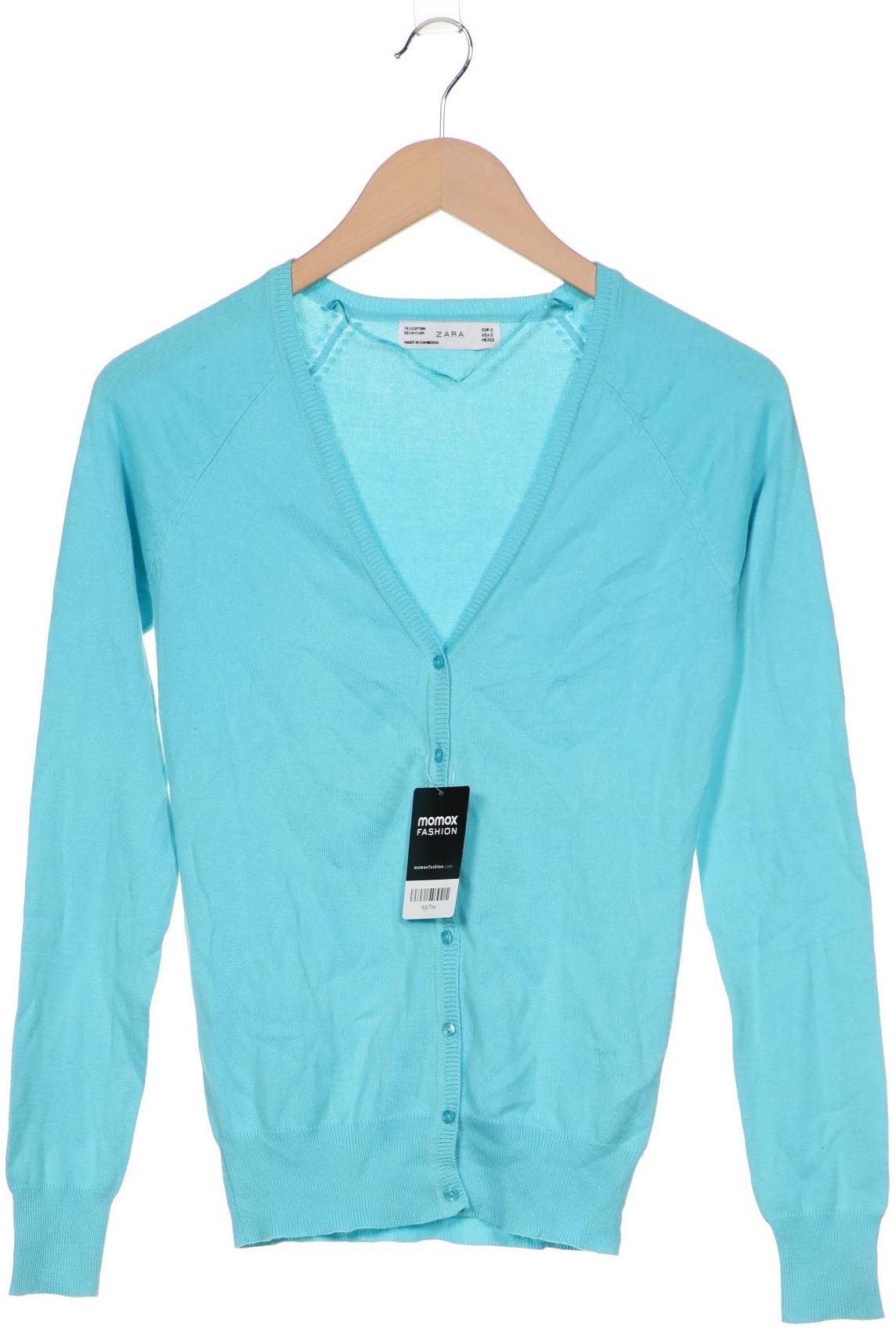 ZARA Damen Strickjacke, blau von ZARA