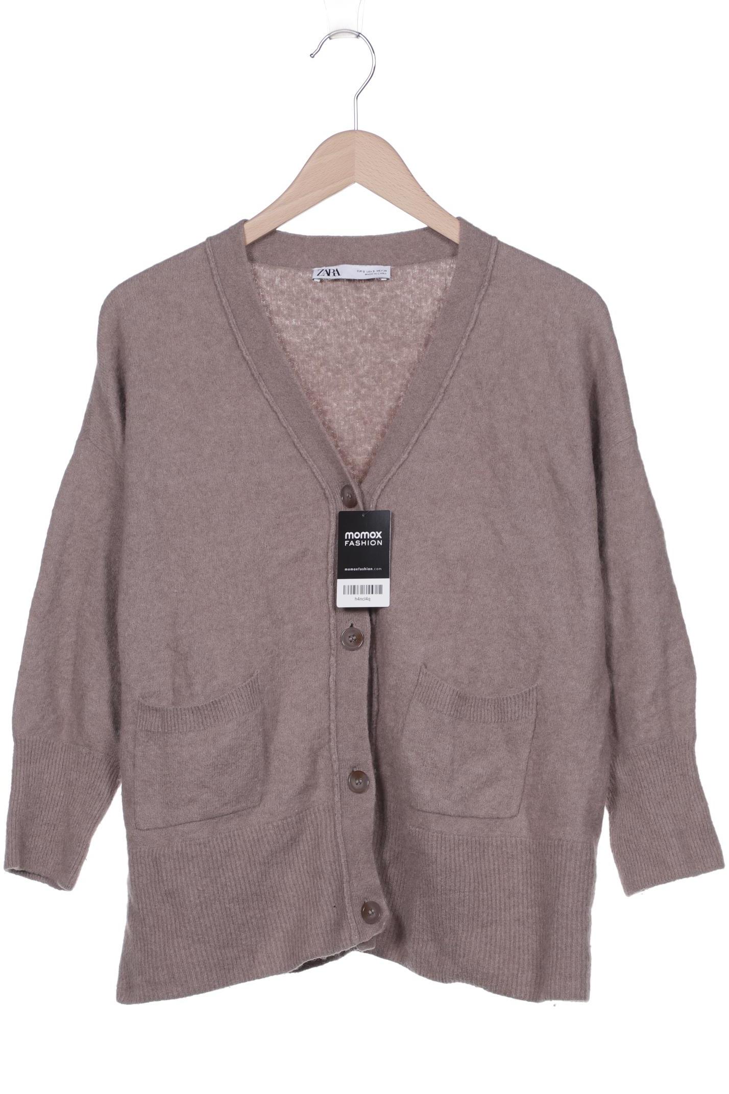 ZARA Damen Strickjacke, braun von ZARA