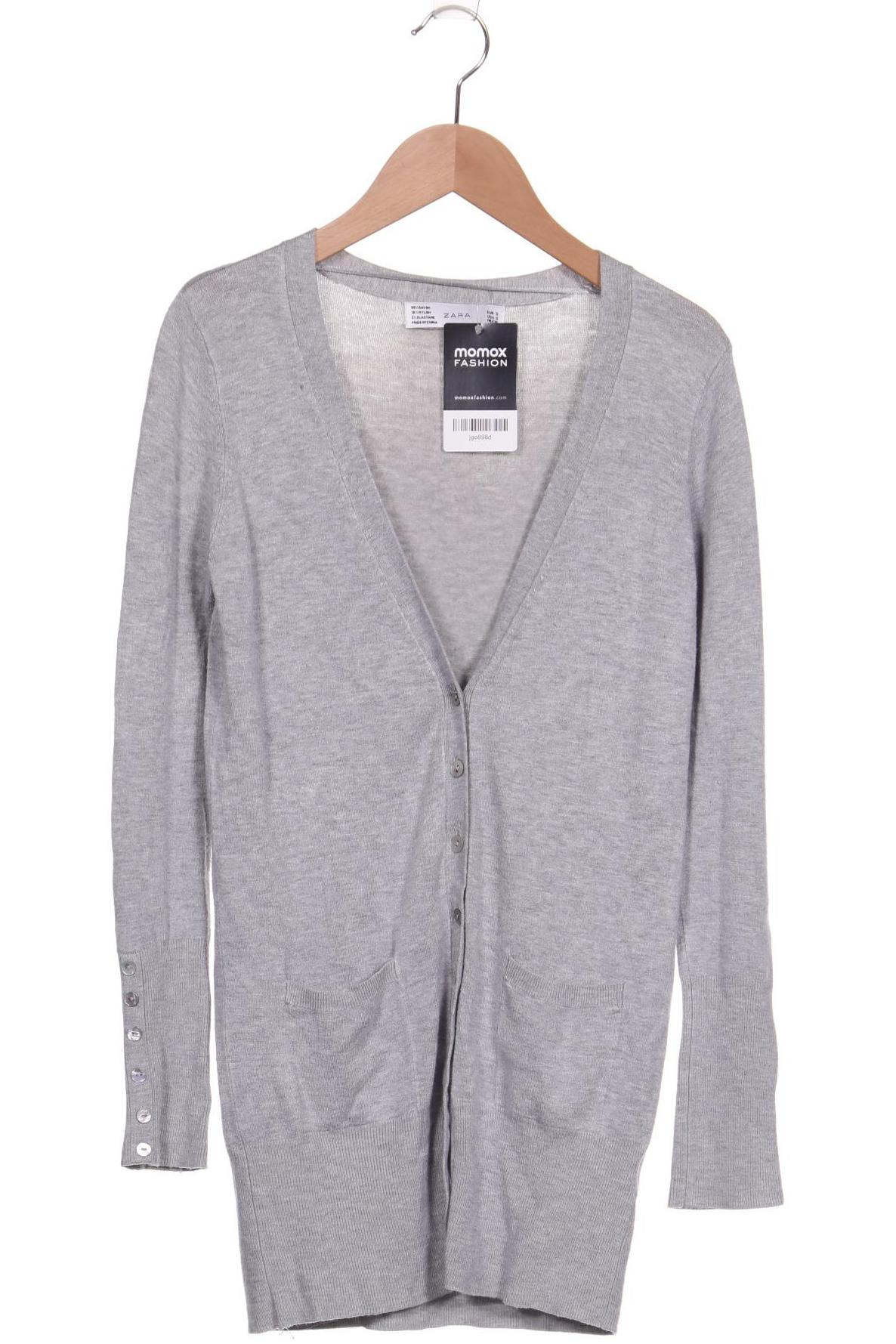 ZARA Damen Strickjacke, grau von ZARA