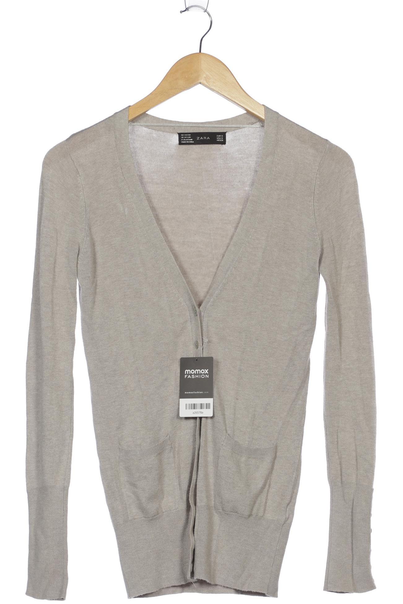 ZARA Damen Strickjacke, grau von ZARA