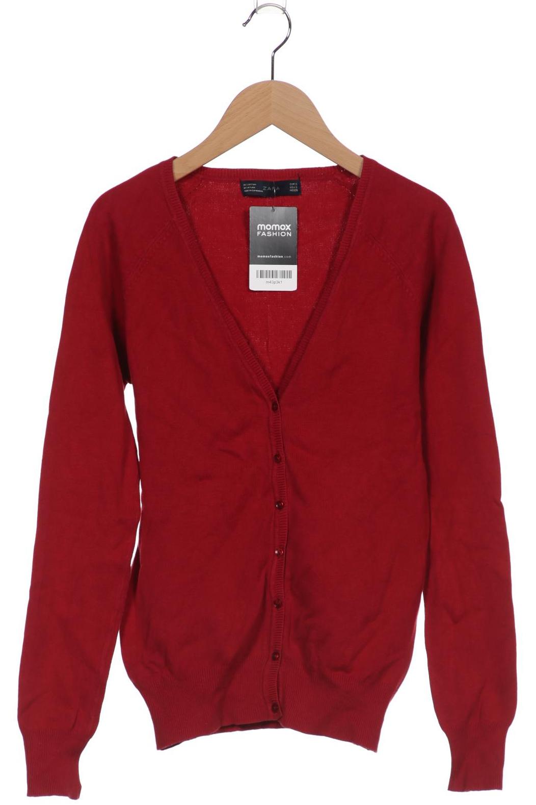 ZARA Damen Strickjacke, rot von ZARA