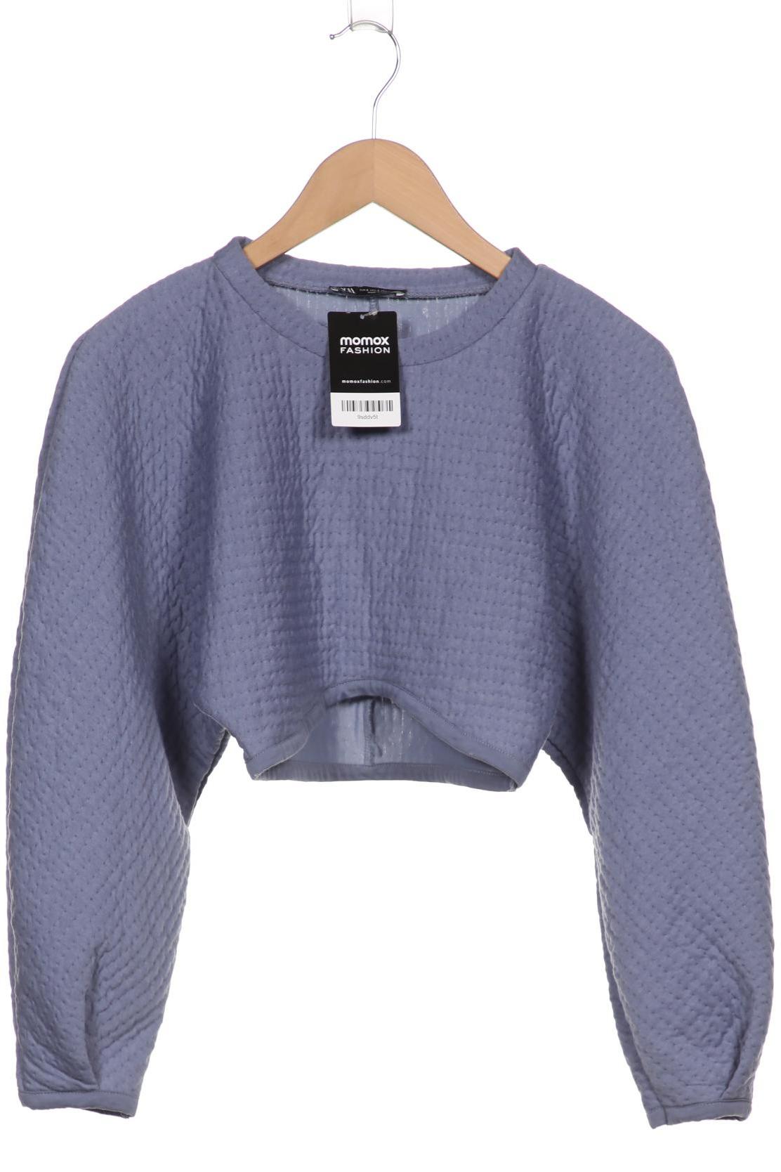 ZARA Damen Sweatshirt, blau von ZARA