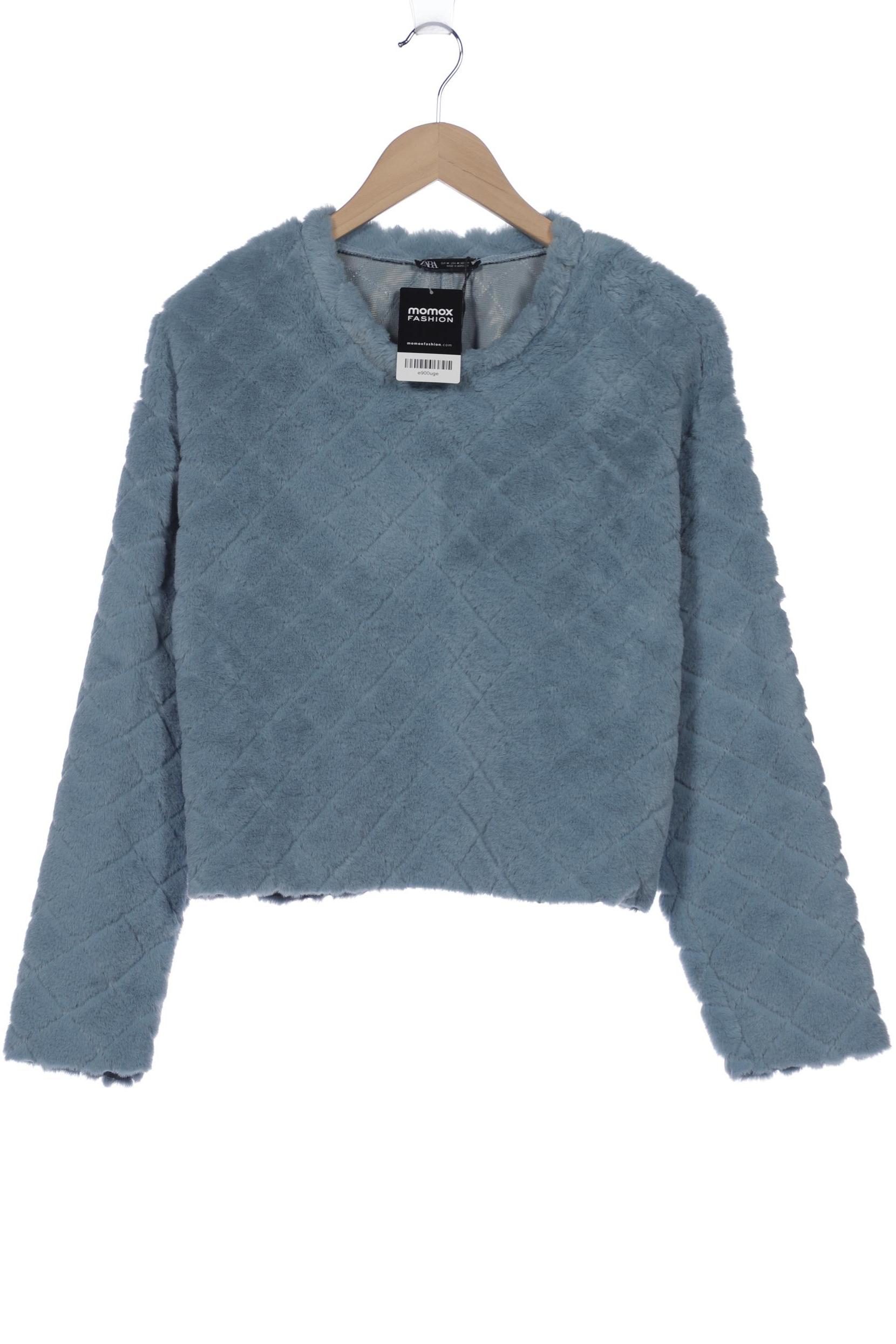 ZARA Damen Sweatshirt, blau von ZARA