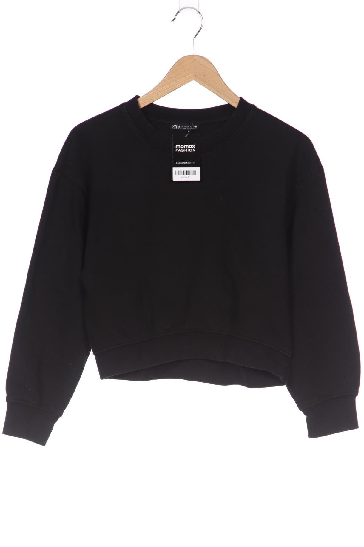 ZARA Damen Sweatshirt, schwarz von ZARA