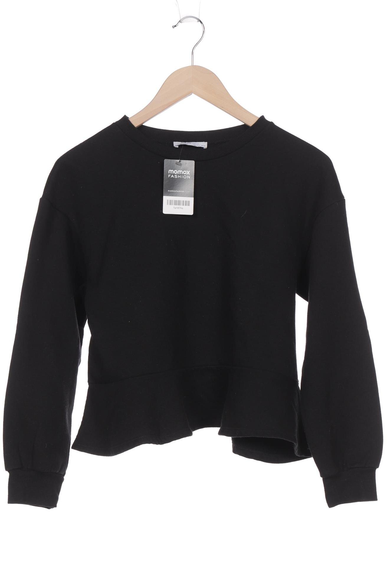 ZARA Damen Sweatshirt, schwarz von ZARA