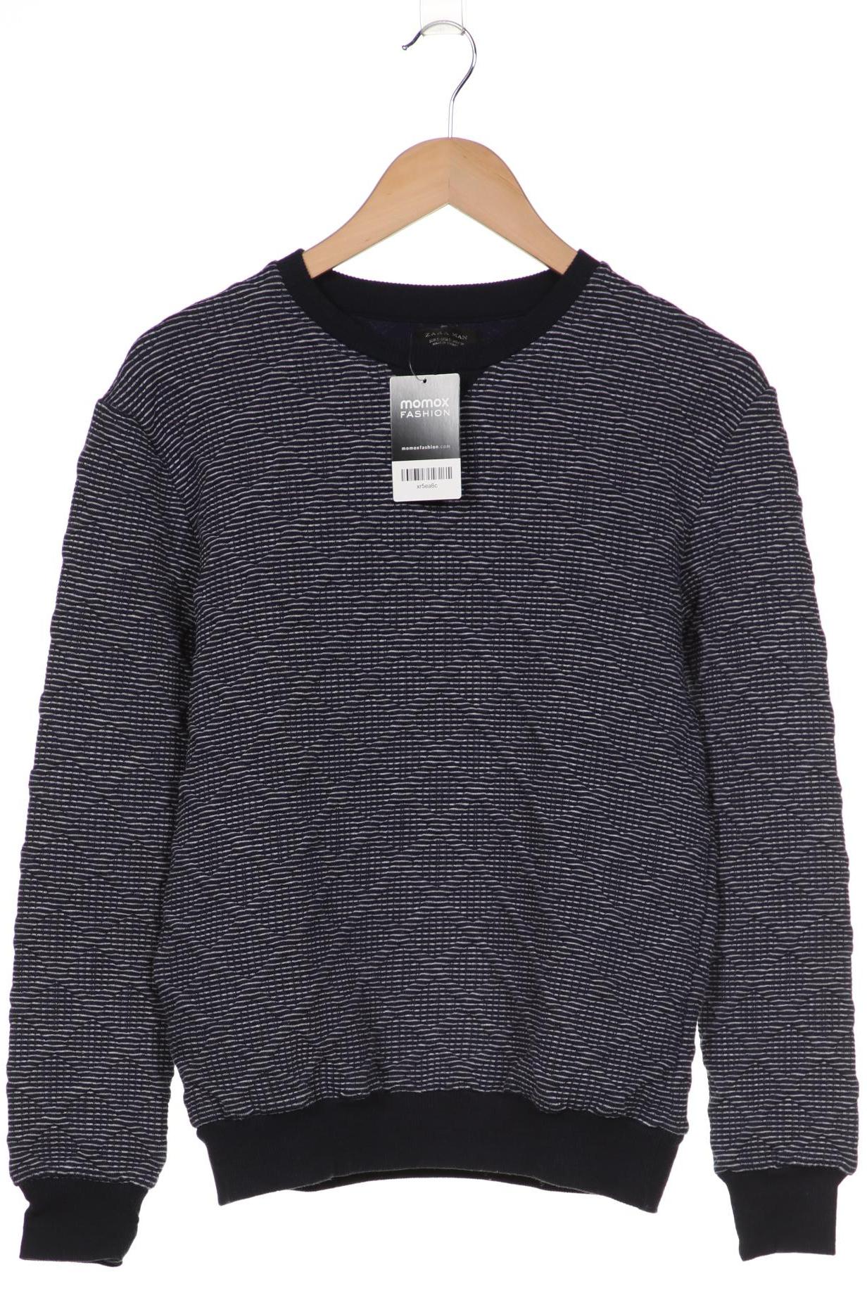 ZARA Herren Pullover, marineblau von ZARA