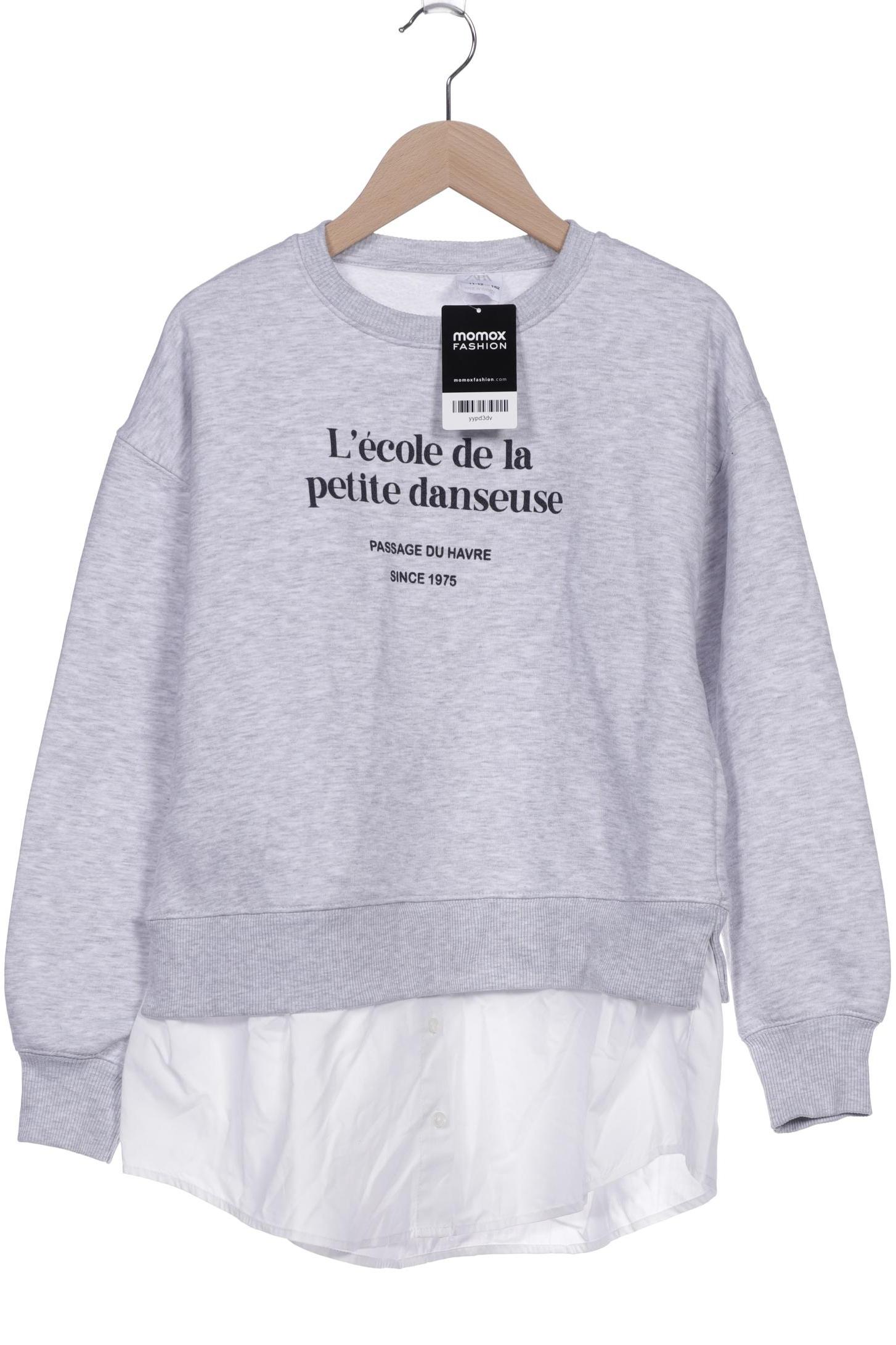 Zara Damen Hoodies & Sweater, grau, Gr. 152 von ZARA