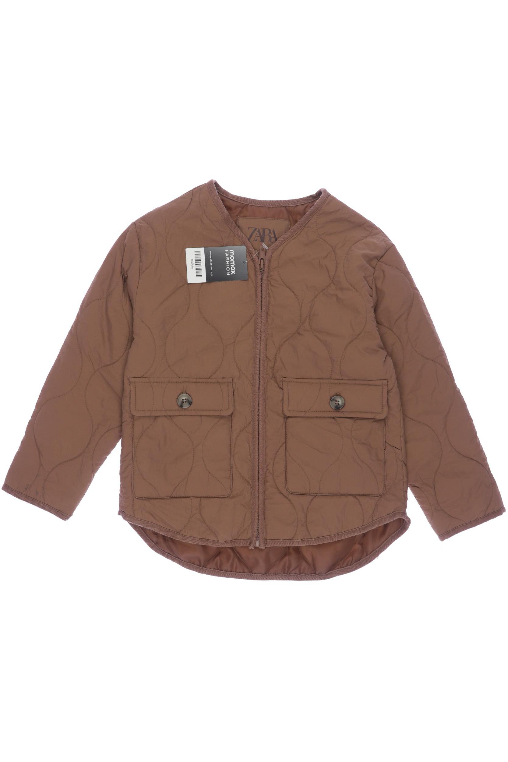 ZARA Mädchen Jacke, braun von ZARA