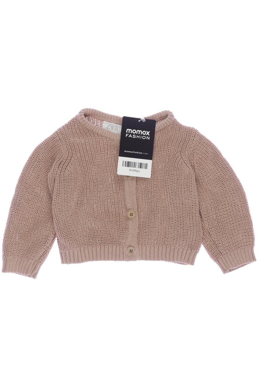 ZARA Mädchen Strickjacke, beige von ZARA