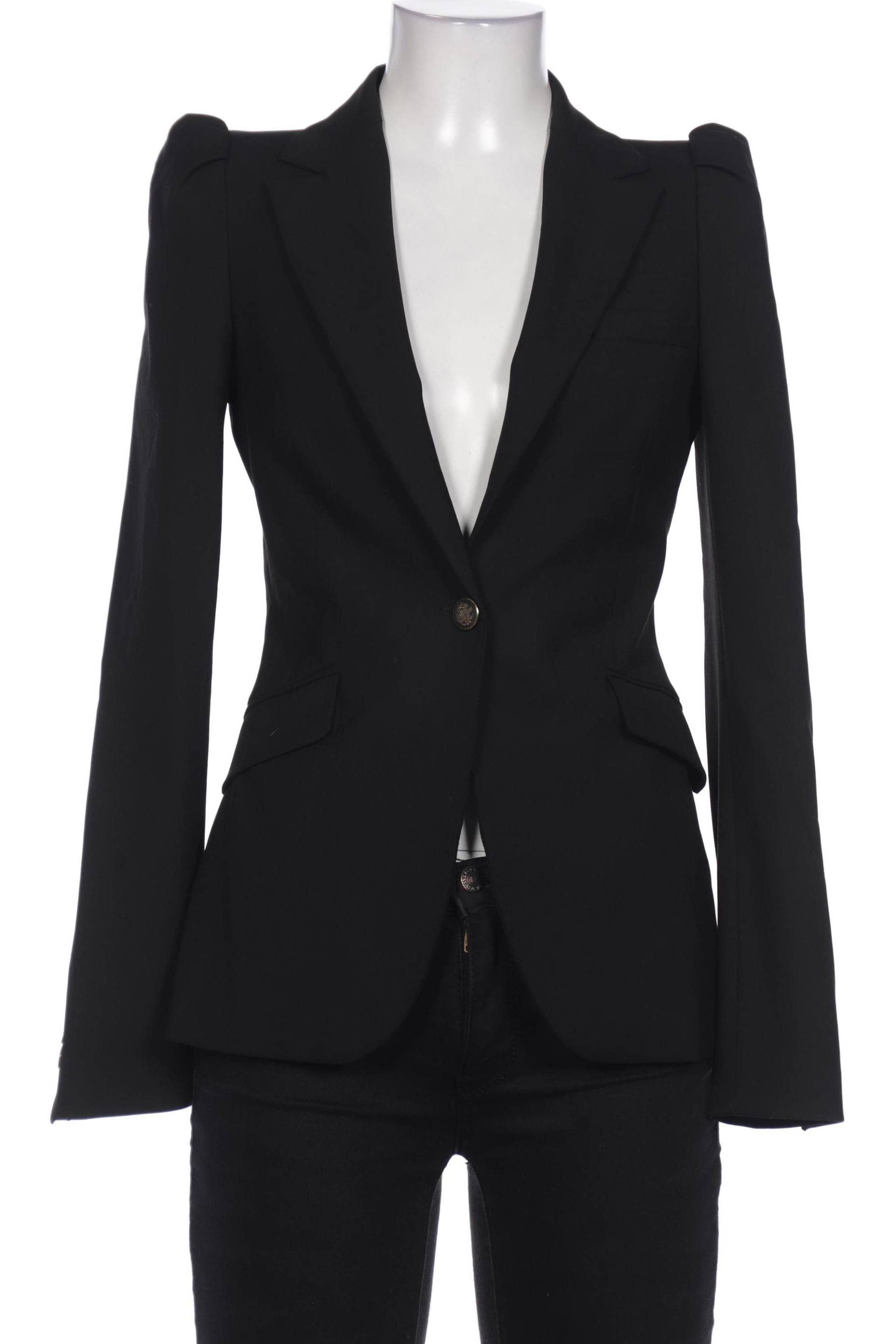 Zara Damen Blazer, schwarz, Gr. 34 von ZARA