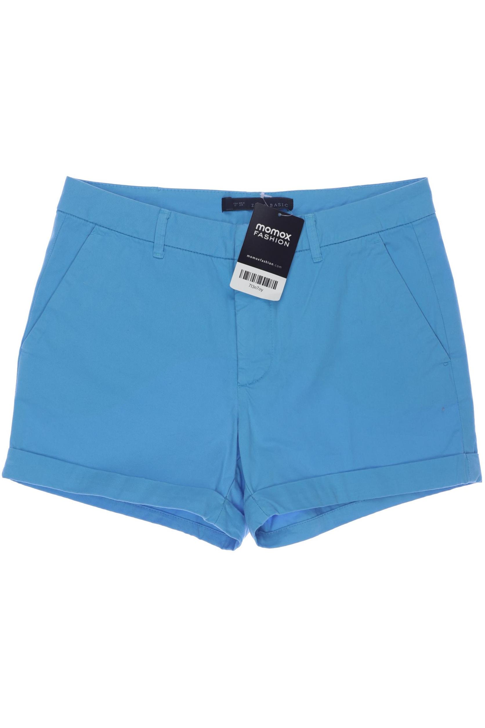 Zara Damen Shorts, blau, Gr. 34 von ZARA