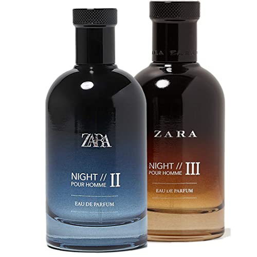 Zara Night Pour Homme II - Night III Eau de Parfum, 90 ml, 2 Stück von ZARA
