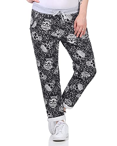 ZARMEXX Damen Sweatpants Baggy Boyfriend Sommerhose Sport All-Over Print One Size Muster 5 One Size (36-40) von ZARMEXX