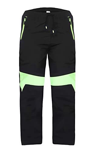 ZARMEXX Kinder Thermohose Jungen Mädchen Outdoor Softshell Hose Trekking Herbst Winter Schneehose Skihose Wanderhose (1991 schwarz, 134) von ZARMEXX