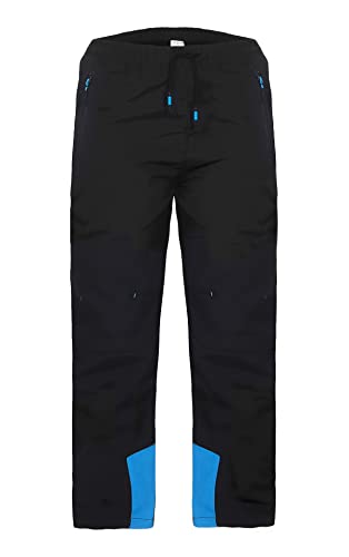 ZARMEXX Kinder Thermohose Jungen Mädchen Outdoor Softshell Hose Trekking Herbst Winter Schneehose Skihose Wanderhose (1994 schwarz, 146) von ZARMEXX