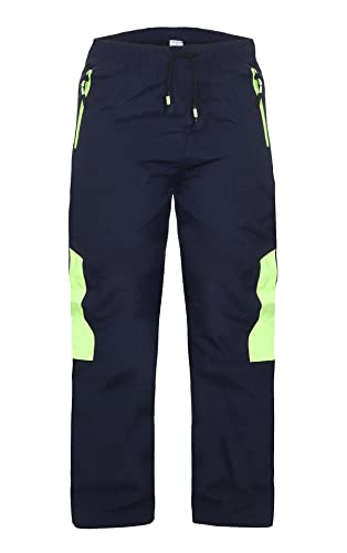 ZARMEXX Kinder Thermohose Jungen Mädchen Outdoor Trekking Herbst Winter Schneehose Skihose Wanderhose (2011navy, 134) von ZARMEXX