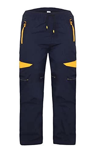 ZARMEXX Kinder Thermohose Jungen Mädchen Outdoor Trekking Herbst Winter Schneehose Skihose Wanderhose (2014navy, 146) von ZARMEXX