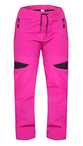 ZARMEXX Kinder Thermohose Jungen Mädchen Outdoor Trekking Herbst Winter Schneehose Skihose Wanderhose (2014pink, 140) von ZARMEXX