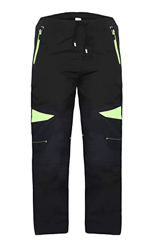 ZARMEXX Kinder Thermohose Jungen Mädchen Outdoor Trekking Herbst Winter Schneehose Skihose Wanderhose (2014schwarz, 140) von ZARMEXX