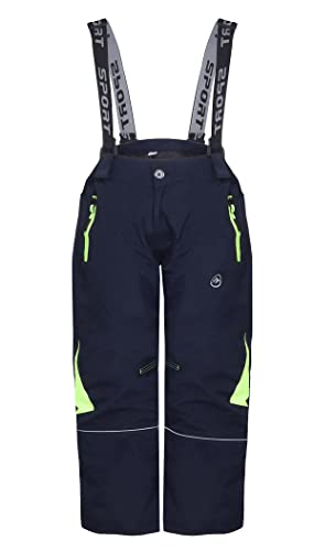 ZARMEXX SEZON Kinder Thermohose Jungen Mädchen Outdoor Snowboardhose Schneehose Winter Skihose Wanderhose (2019navy, 146) von ZARMEXX