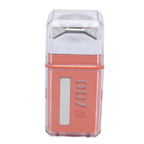 Mini-Elektrorasierer, Wasserdichter Bartschneider mit Digitalanzeige Im Taschenformat für Männer auf Reisen (ORANGE) von ZASCHMOY