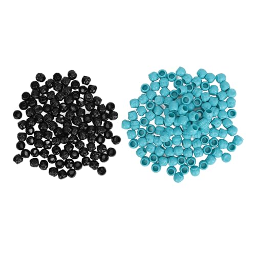 ZASCHMOY 400pcs Einweg -Tattoo -Tintenbecher 2 Farben Dicker Dauerhafter Behälterkappe mit Basis Blaublau für Tattoo -Läden von ZASCHMOY