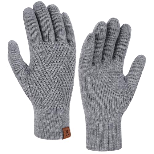 ZASFOU Damen Winter Touchscreen Handschuhe Warm Winterhandschuhe Strickhandschuhe für Frauen Geschenk Kaltes Wetter ZASFOU Damen Winter Touchscreen Handschuhe Warm Winterhandschuhe Strickhandschuhe für Frauen Geschenk Kaltes Wetter von ZASFOU