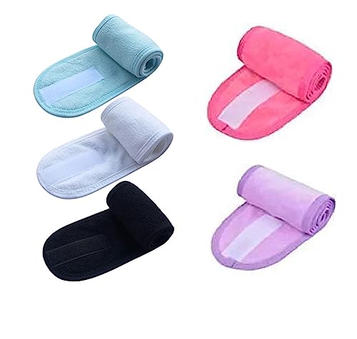 ZAUKY 5 x Stirnbänder für Damen, Stretch-Stirnbänder für Damen, Workout-Stirnbänder für Frauen, Fleece-Haarreifen, Make-up, Haarhandtuch, Gesichtswaschen-Haarband, Polyester, Ameisen-Tuch, Spa ZAUKY 5 x Stirnbänder für Damen, Stretch-Stirnbänder für Damen, Workout-Stirnbänder für Frauen, Fleece-Haarreifen, Make-up, Haarhandtuch, Gesichtswaschen-Haarband, Polyester, Ameisen-Tuch, Spa von ZAUKY