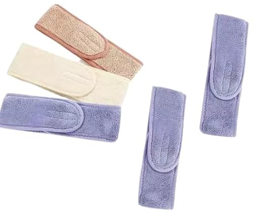 ZAUKY Spa-Gesichts-Stirnband, verstellbar, Make-up-Kopfwickel mit magischem Klebeband, Schweiß-Haartuch für Sport, Gesichtswäsche und Dusche, mehrfarbig, 5 Stück ZAUKY Spa-Gesichts-Stirnband, verstellbar, Make-up-Kopfwickel mit magischem Klebeband, Schweiß-Haartuch für Sport, Gesichtswäsche und Dusche, mehrfarbig, 5 Stück von ZAUKY