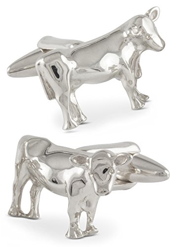 ZAUNICK Kuh Manschettenknöpfe Silber 925 handgefertigt von ZAUNICK