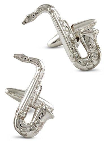 ZAUNICK Saxophon Manschettenknöpfe Silber 925 handgefertigt von ZAUNICK
