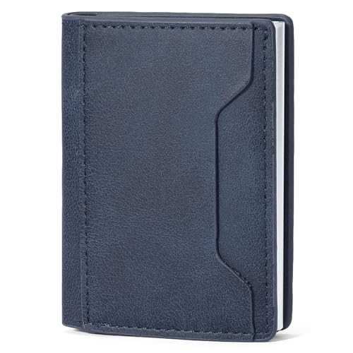 ZAYOKO Geldbörse Herren Leder - Slim Wallet Geldbeutel Herren - Kartenetui Herren mit RFID-Schutz - Portmonee Herren Klein mit Banknotenfächer von ZAYOKO