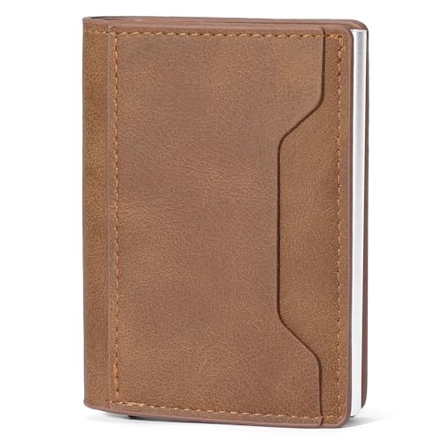 ZAYOKO Geldbörse Herren Leder - Slim Wallet Geldbeutel Herren - Kartenetui Herren mit RFID-Schutz - Portmonee Herren Klein mit Banknotenfächer von ZAYOKO