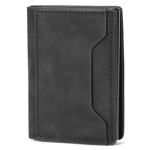 ZAYOKO Geldbörse Herren Leder - Slim Wallet Geldbeutel Herren - Kartenetui Herren mit RFID-Schutz - Portmonee Herren Klein mit Banknotenfächer von ZAYOKO