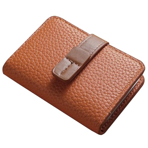 ZAYOKO Kartenetui Damen Leder RFID Schutz Kreditkartenetui - 20 Karten 2 Fenster von ZAYOKO