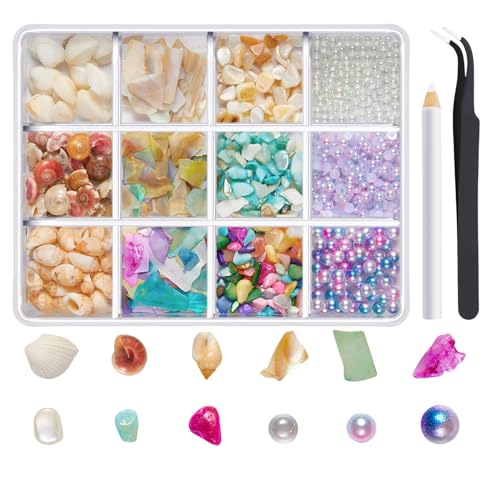 1 Box Nails Charm Für Nägel 3D Nägel Strasssteine ​​Nageldekorationen Professionelle Handwerksnägel Kunstbedarf Für Frauen von ZBIianxer