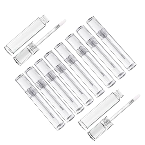 10 Stück 5 Leere Lipgloss Röhrchen Lipgloss Behälter Klare Lippenbalsam Flaschen Nachfüllbare Lipgloss Behälter Für Frauen von ZBIianxer