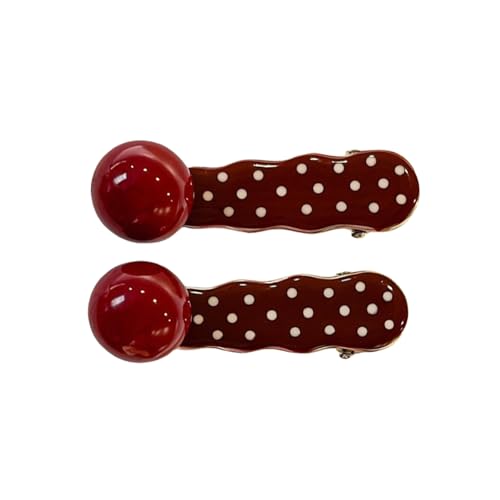 2LOTS Einfache Temperament Haarnadeln Winter Bobbles Haarclip Antiskid Barrettes Für Lässige Anlässe von ZBIianxer