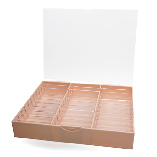 Acrylbox Frauen Schützt Präsentiert Ihre Künstlichen Nägel Verstellbare Fächer Reisefreundlich von ZBIianxer