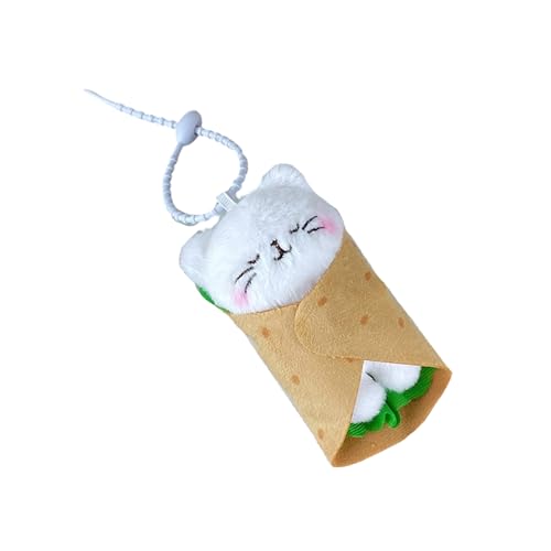 Anime Figur Animal Doll Schlüsselbund Rucksackbeutel Anhänger Charm Car Schlüsselbund Panda/Katzen/Hühnerpuppe Plüschspielzeug Für Frauentierbeutel Charme von ZBIianxer